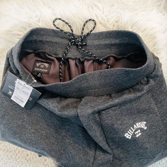 Billabong Light Shell Bonding Sweat Pants Joggers Off Black - Picture 6 of 14